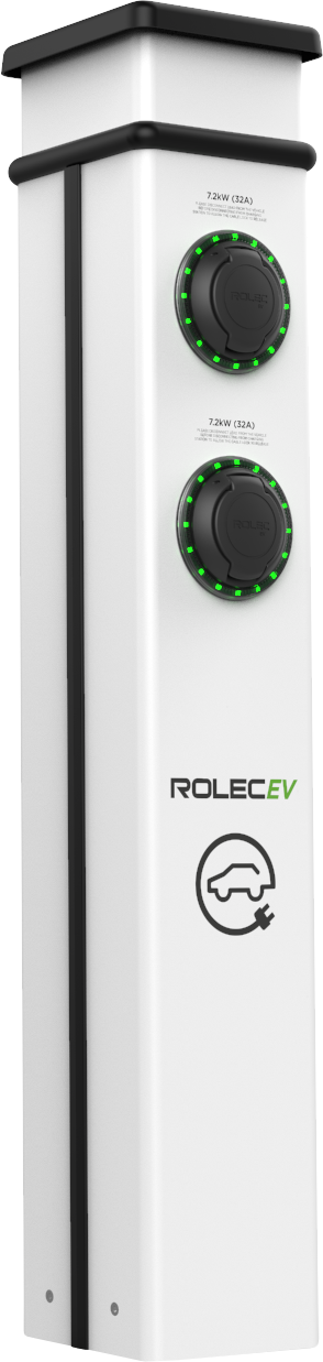 Rolec Pedestal Charge Point Installation